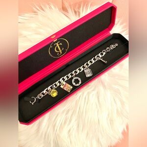 Juicy Couture Summer Music Festival Silver Charm Bracelet